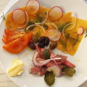 Salted and smoked fish